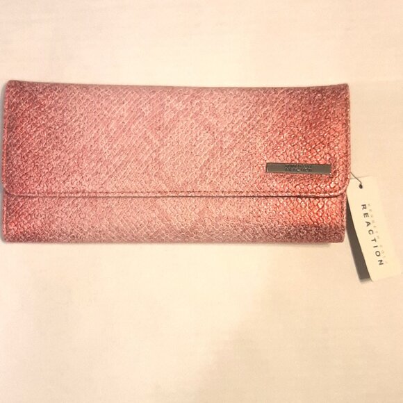 Kenneth Cole Reaction Handbags - NWT Kenneth Cole Reaction Clutch Wallet Pink Ombre